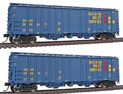 Walthers 932-240553 HO GW Gold Line 50' Airslide Covered Hopper (Set of 2)