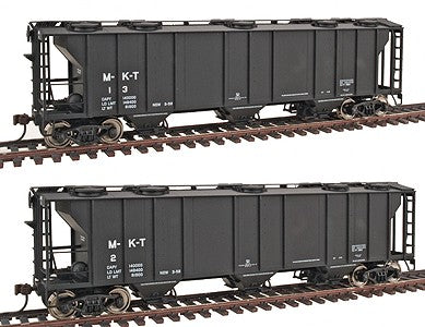 Walthers 932-27970 HO M-K-T Gold Line PS-2 2893 3-Bay Covered Hopper (Set of 2)