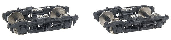 Walthers 1067 HO GSC 41-HR Pass Truck Metal Wheel Set Black