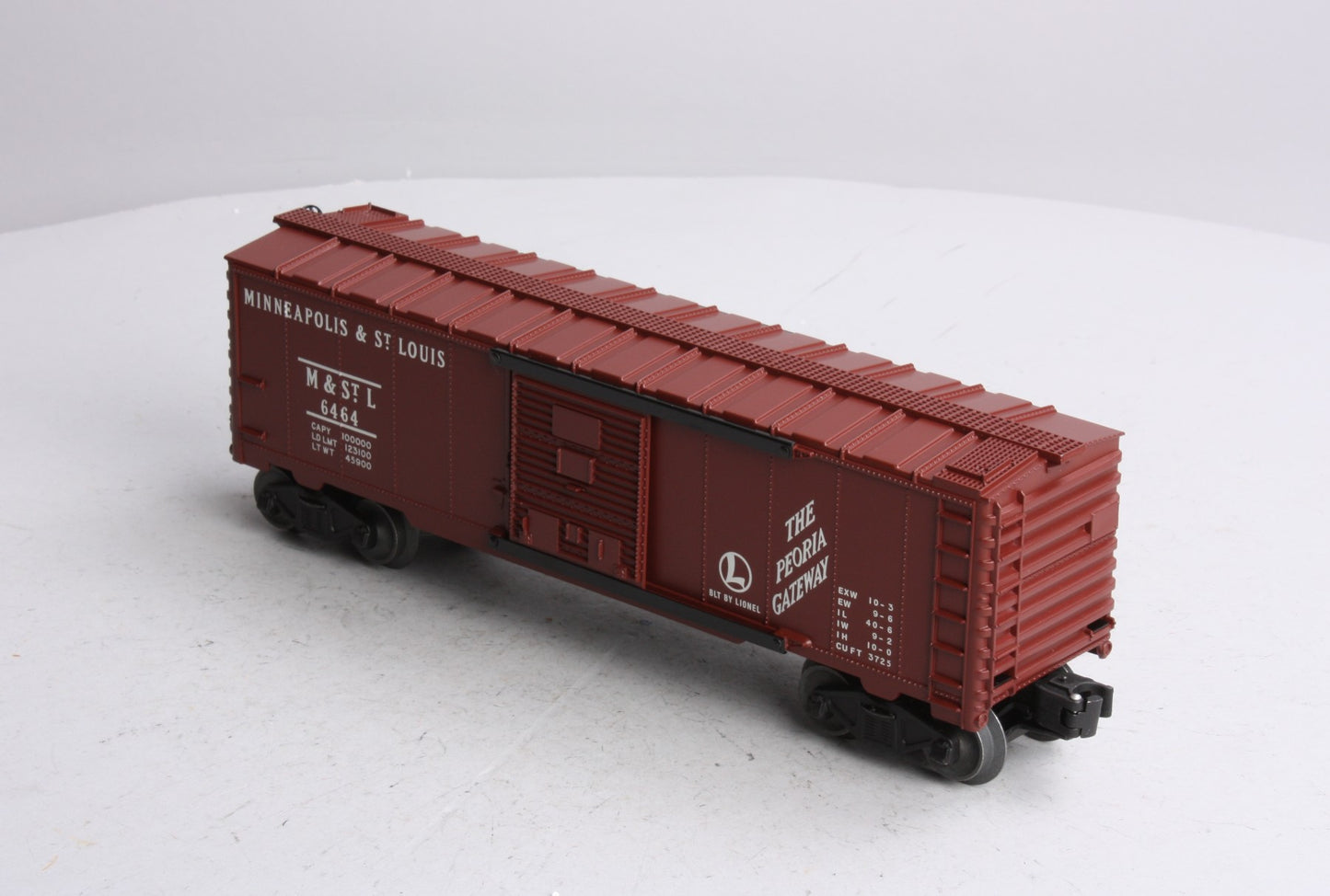 Lionel 6-31776 Minneapolis & St. Louis "The Peoria Gateway" Boxcar #6464 LN/Box