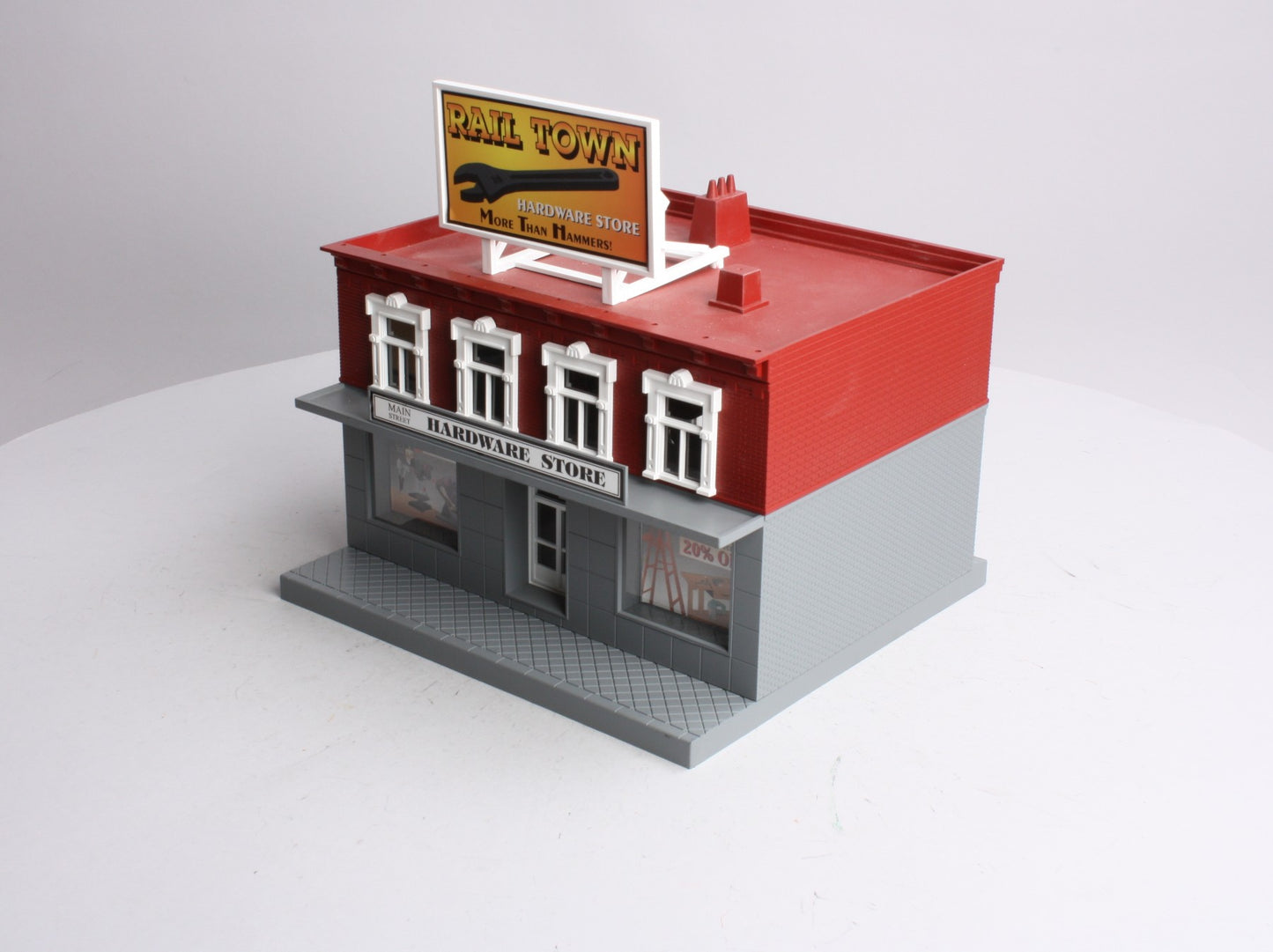 MTH 30-9018 O Hardware Store Red & Gray w/White Trim LN/Box