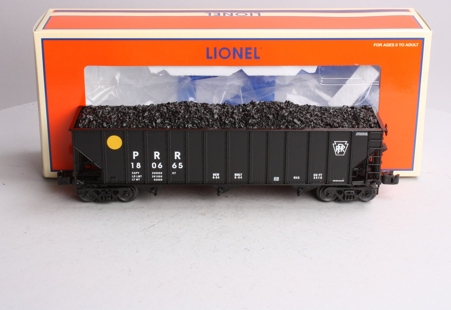 Lionel 6-27140 O Gauge Pennsylvania 3-Bay Open Hopper #180665 LN/Box