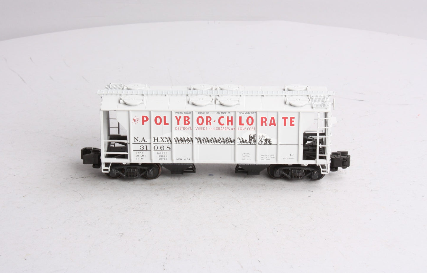 S-Helper 00288 "S" Scale NAHX (polybor-chlorate) 2-Bay PS-2 Hopper #31068 EX/Box