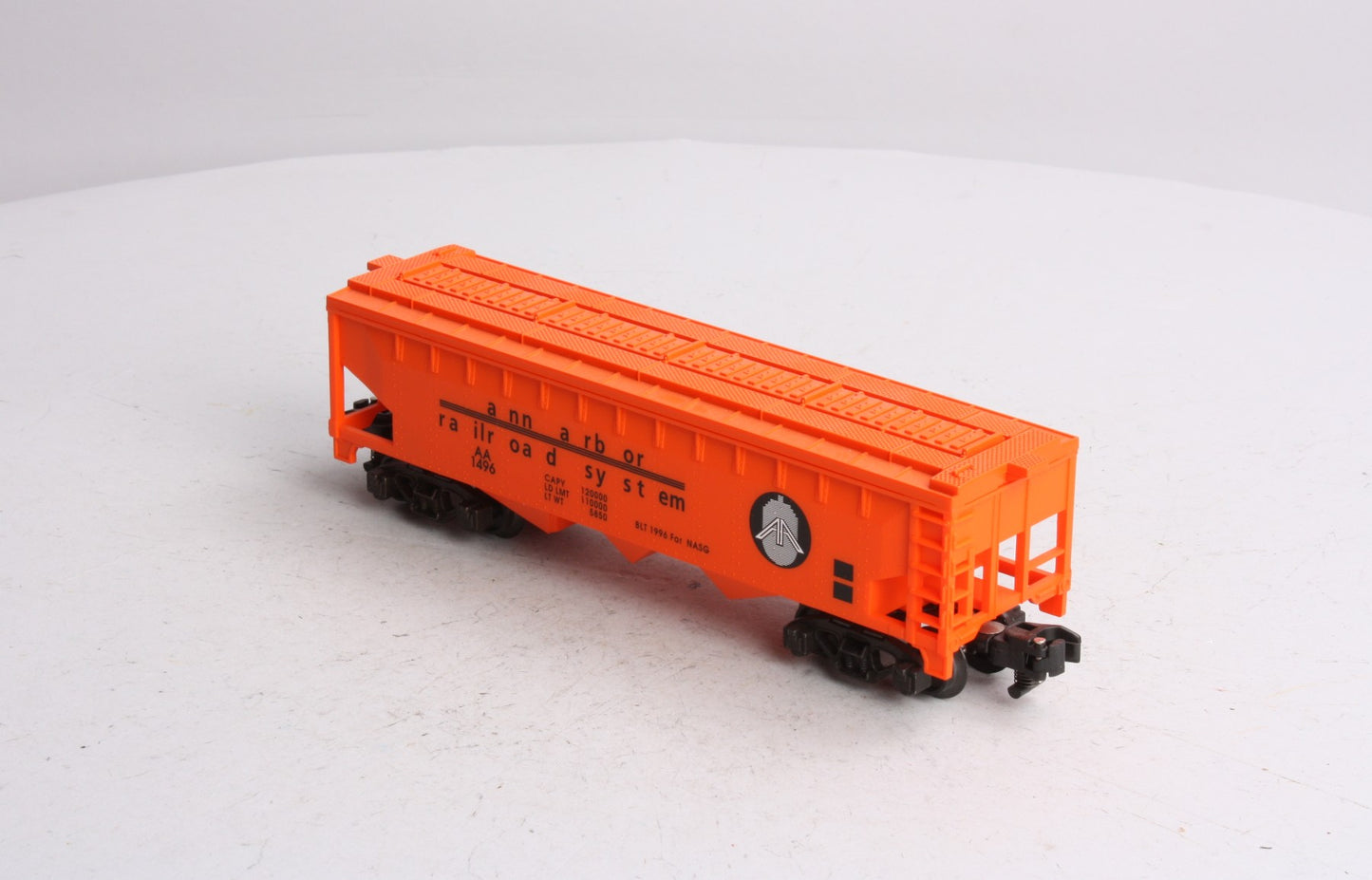American Flyer 6-52094 S Gauge NASG 1996 Ann Arbor Hopper Car #1496 LN/Box