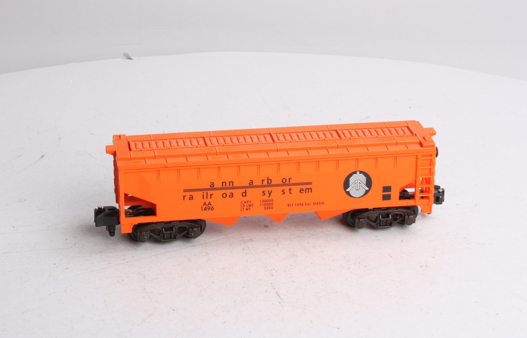 American Flyer 6-52094 S Gauge NASG 1996 Ann Arbor Hopper Car #1496 LN/Box