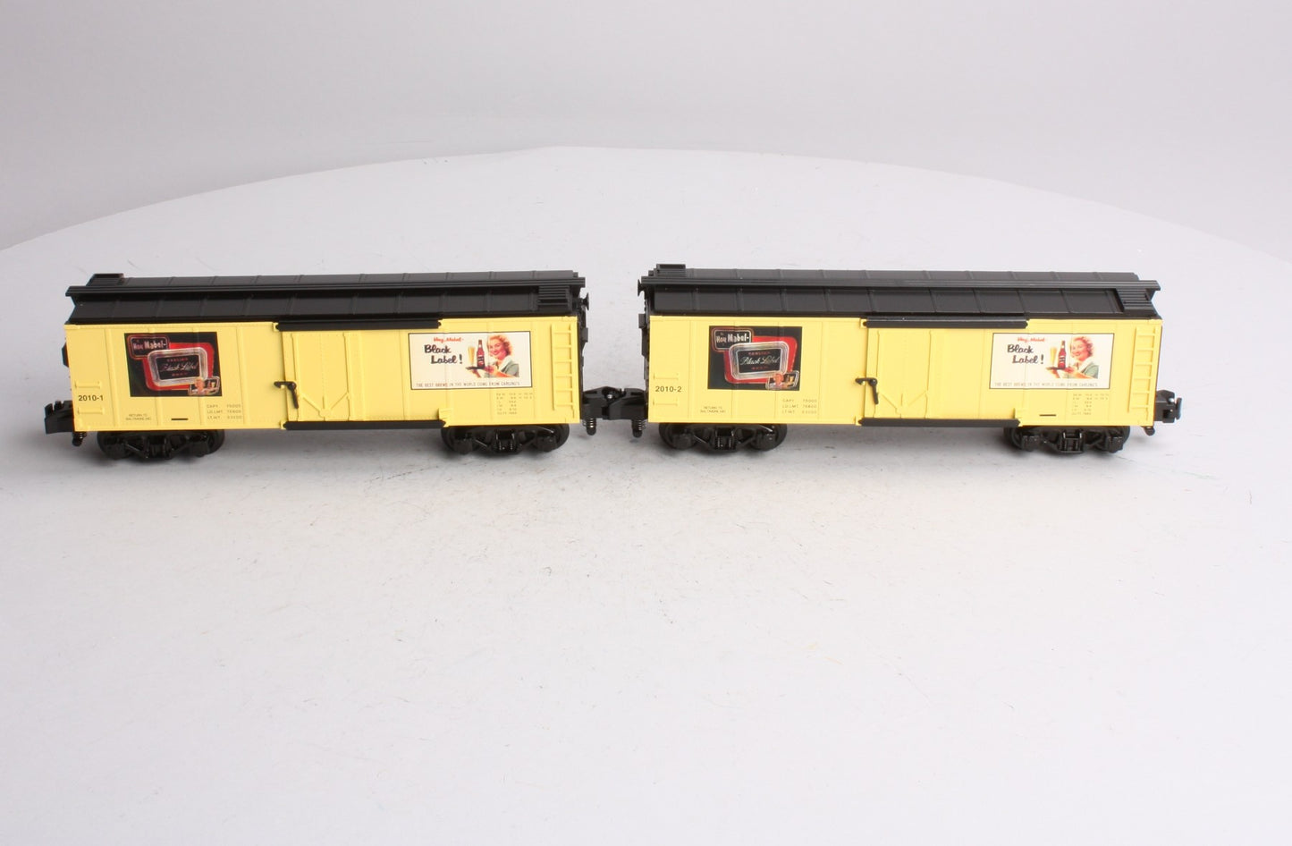 American Flyer 6-48282 S Gauge Carling Black Label Reefer - 2010 TCA 2-Car Pack NIB