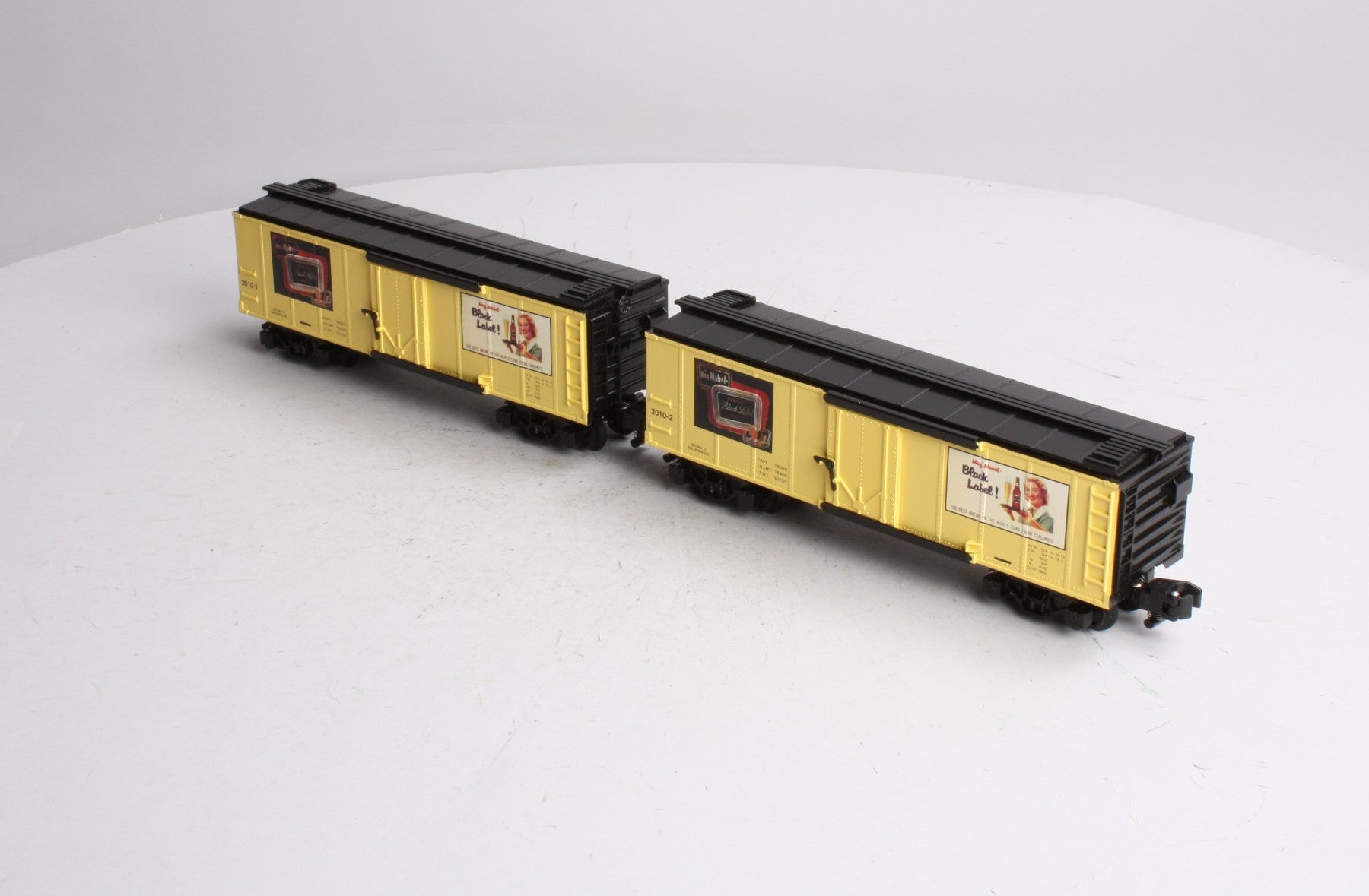 American Flyer 6-48282 S Gauge Carling Black Label Reefer - 2010 TCA 2-Car Pack NIB