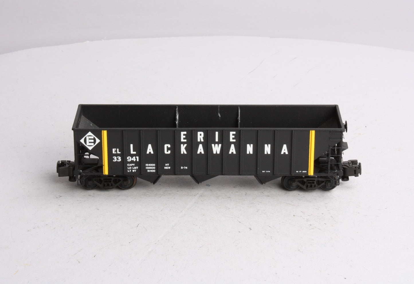 Des Plaines Hobbies 15012 "S" Scale Erie Lackawanna 3-Bay Hopper LN/Box
