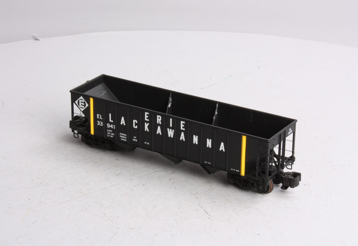 Des Plaines Hobbies 15012 "S" Scale Erie Lackawanna 3-Bay Hopper LN/Box