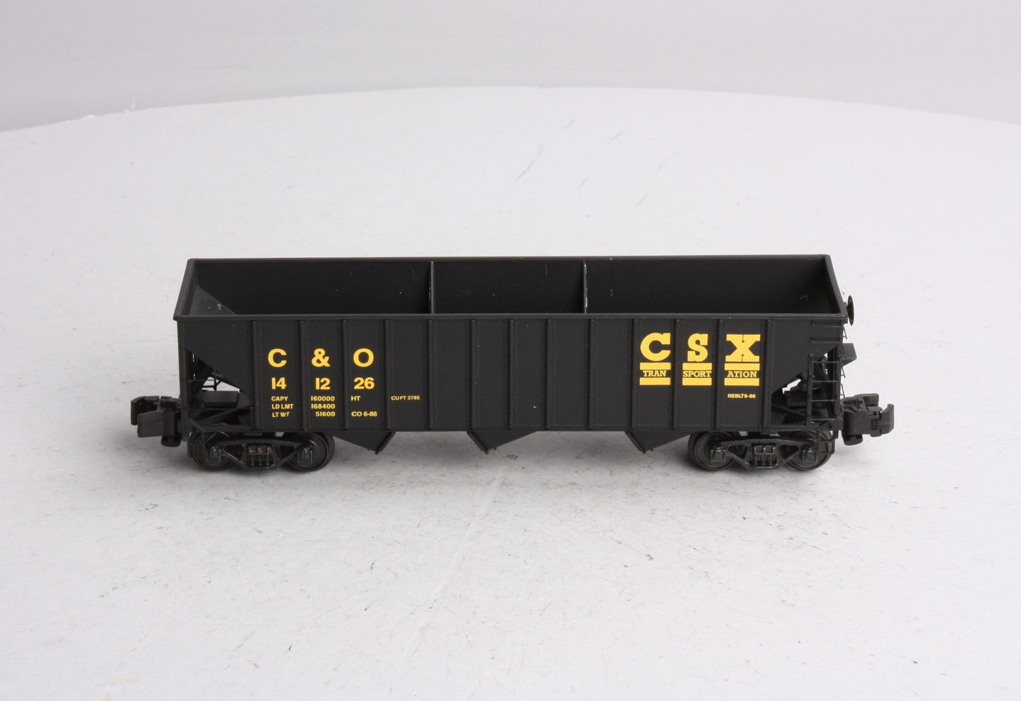 Des Plaines Hobbies 15051 "S" Scale Chesapeake & Ohio 3-Bay Hopper #141222 LN/Box