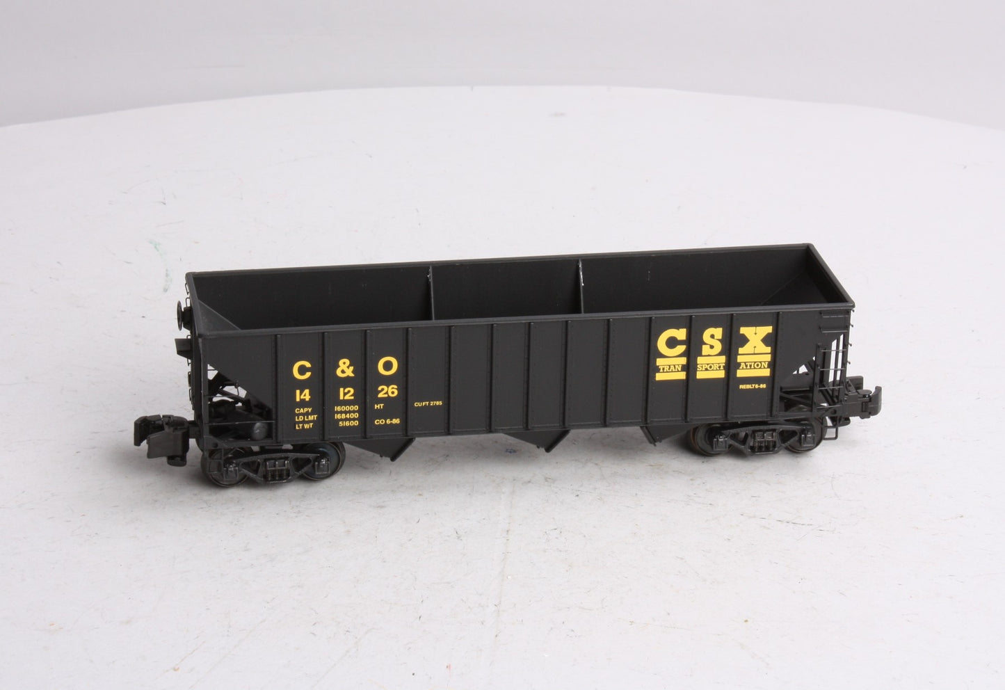 Des Plaines Hobbies 15051 "S" Scale Chesapeake & Ohio 3-Bay Hopper #141222 LN/Box