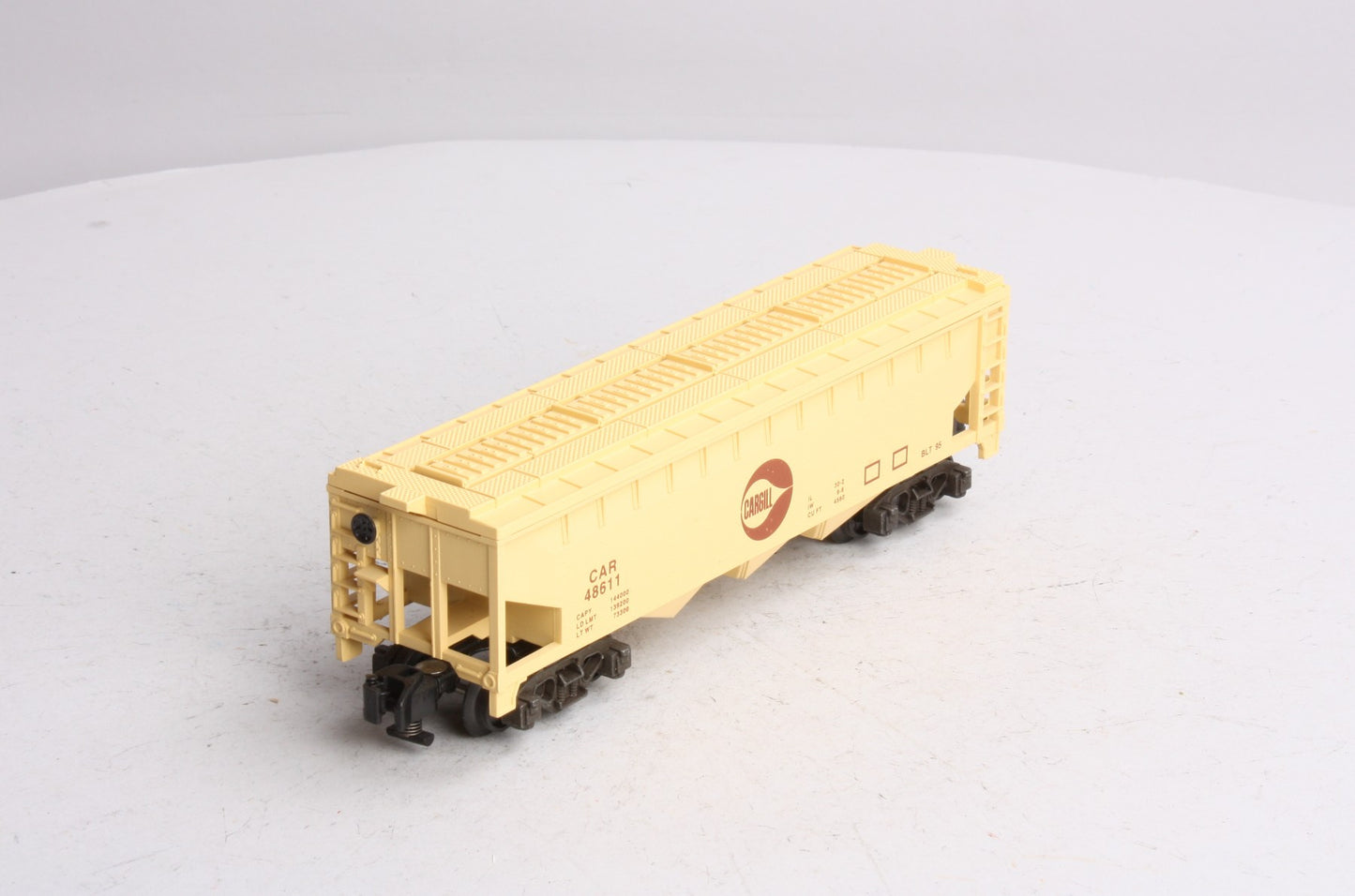 American Flyer 6-48611 S Gauge Cargill 3-Bay Covered Grain Hopper LN