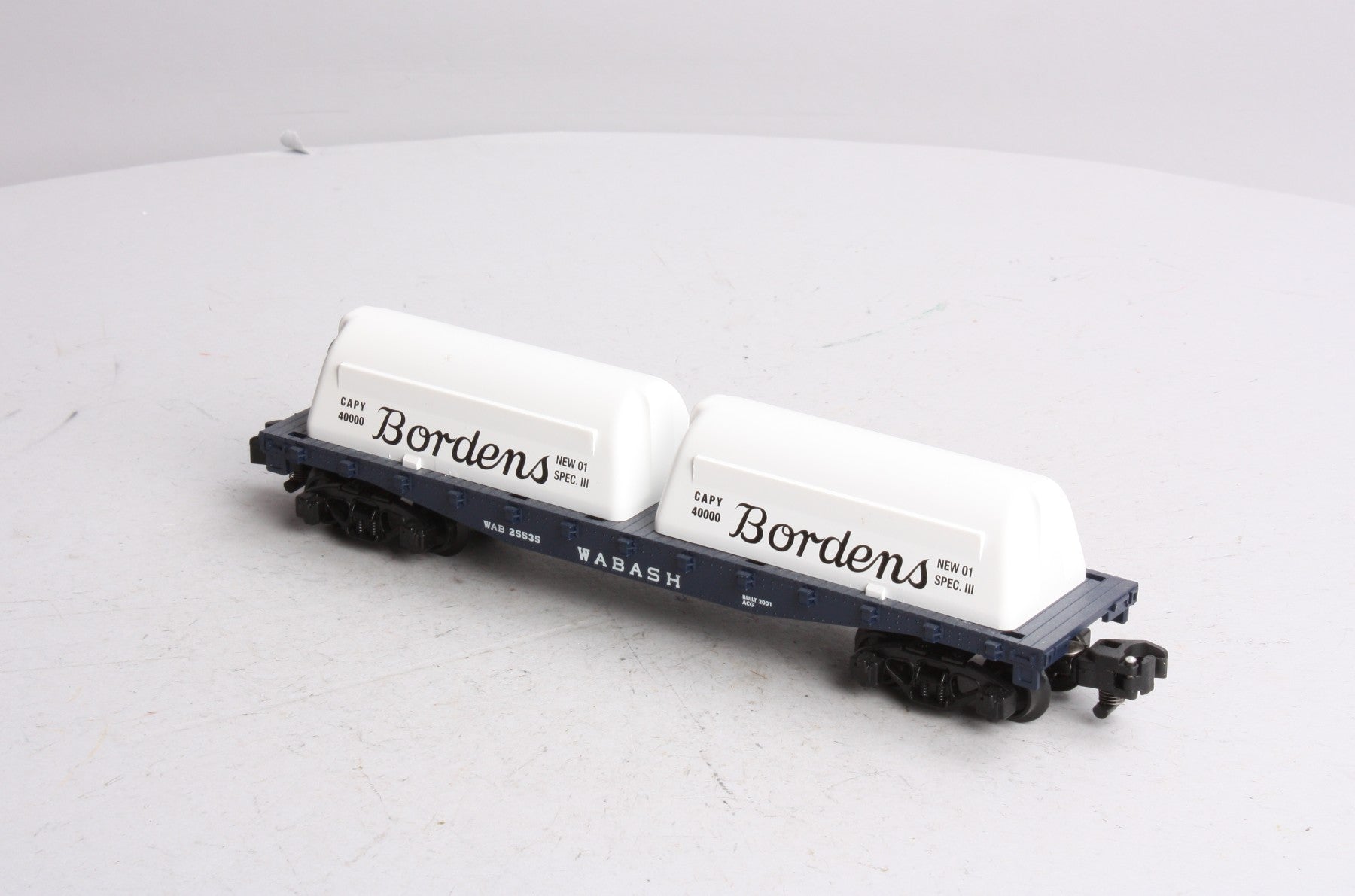 American Flyer 6-48524 S Gauge Borden's Flatcar #25535 NIB