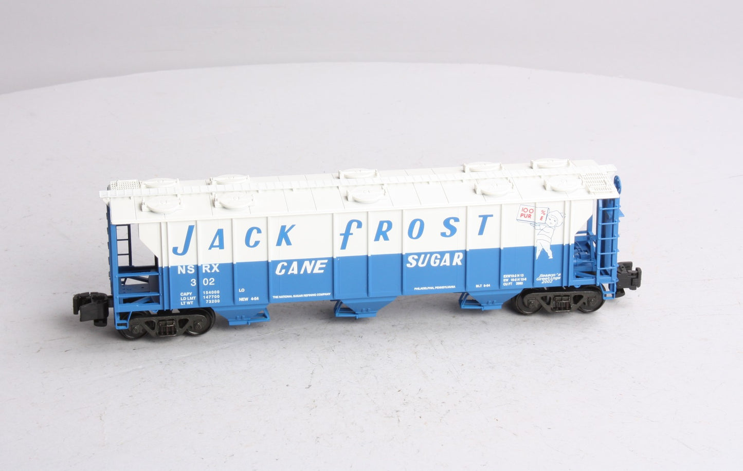 S-Helper 00972 S Christmas "Jack Frost" 3-Bay PS-2 Hopper Car #302 LN/Box