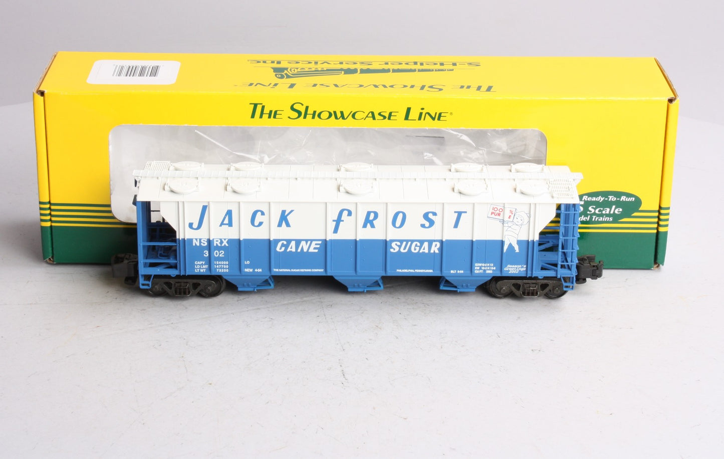 S-Helper 00972 S Christmas "Jack Frost" 3-Bay PS-2 Hopper Car #302 LN/Box