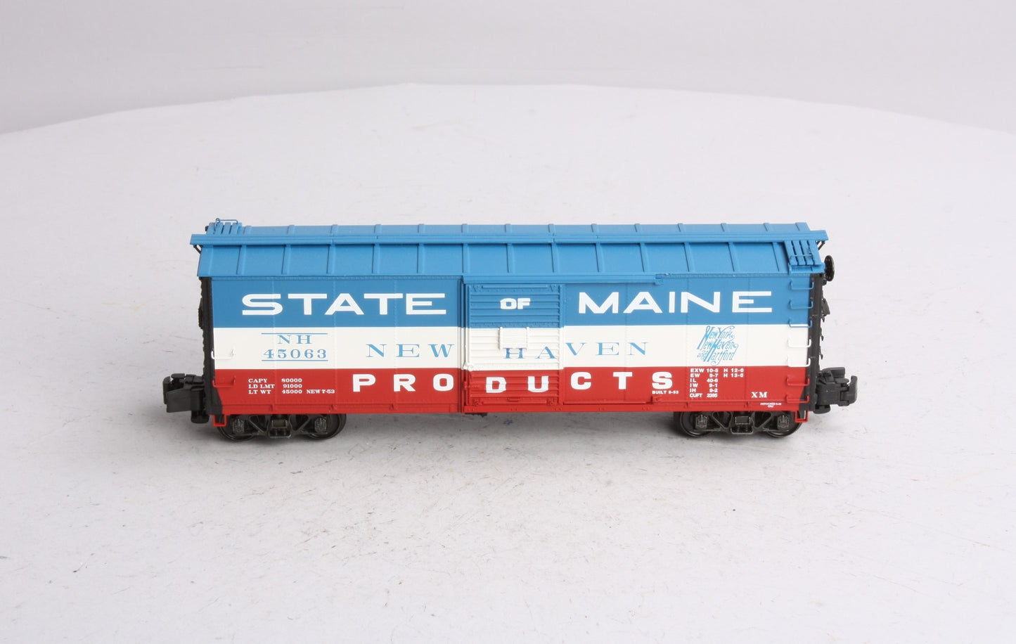 S-Helper 01021 S New Haven State Of Maine 40' Steel Rebuilt Boxcar #45063 LN/Box