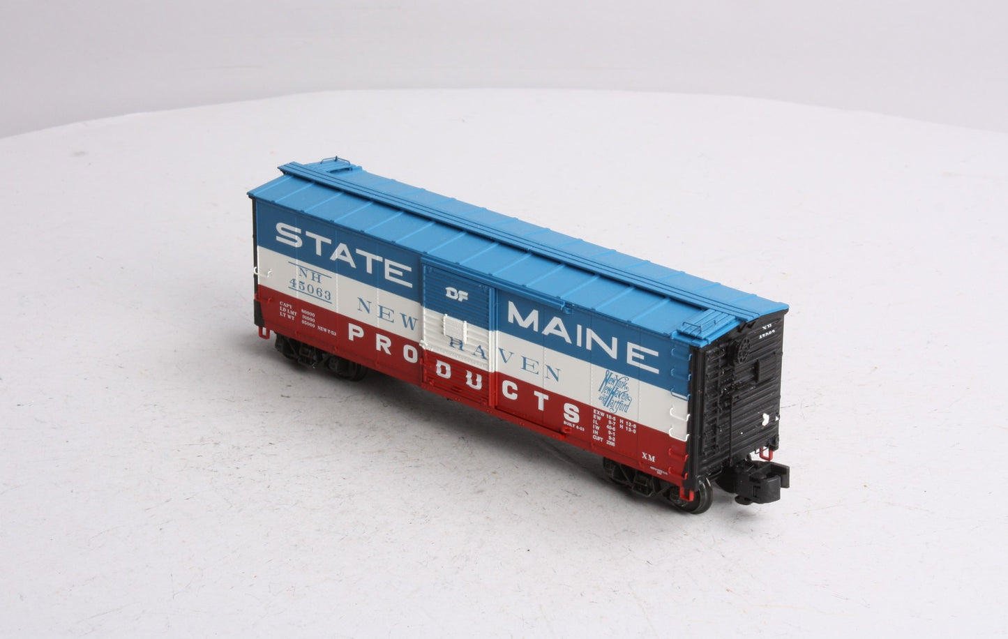 S-Helper 01021 S New Haven State Of Maine 40' Steel Rebuilt Boxcar #45063 LN/Box