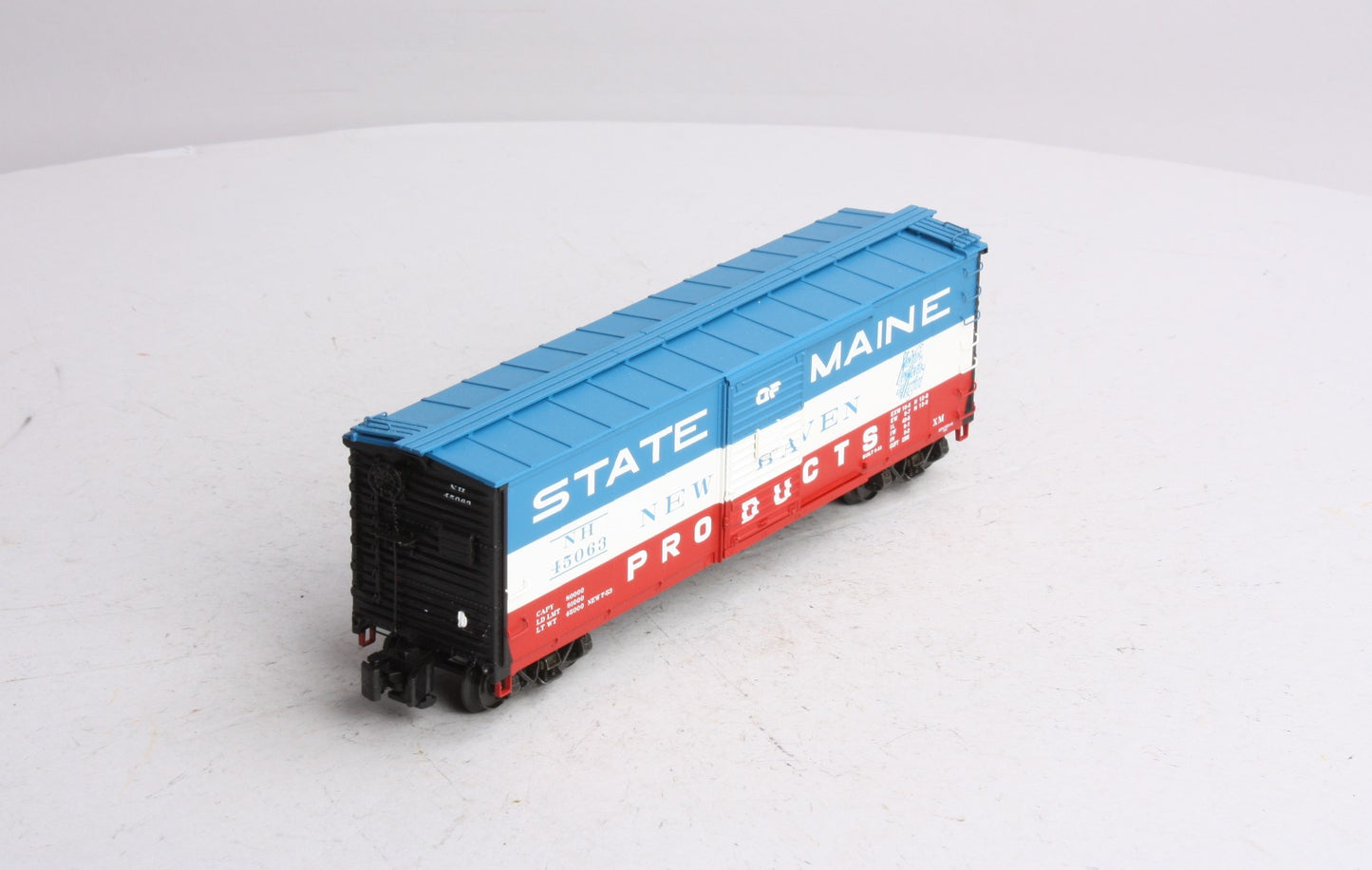 S-Helper 01021 S New Haven State Of Maine 40' Steel Rebuilt Boxcar #45063 LN/Box