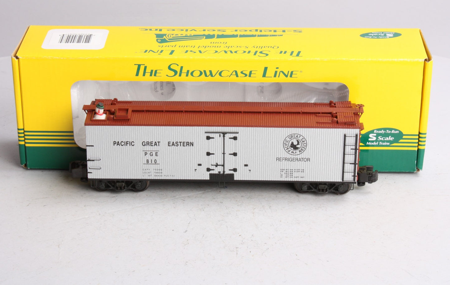 S-Helper 00497 S Scale Pacific Great Eastern Christmas Reefer #810 LN/Box