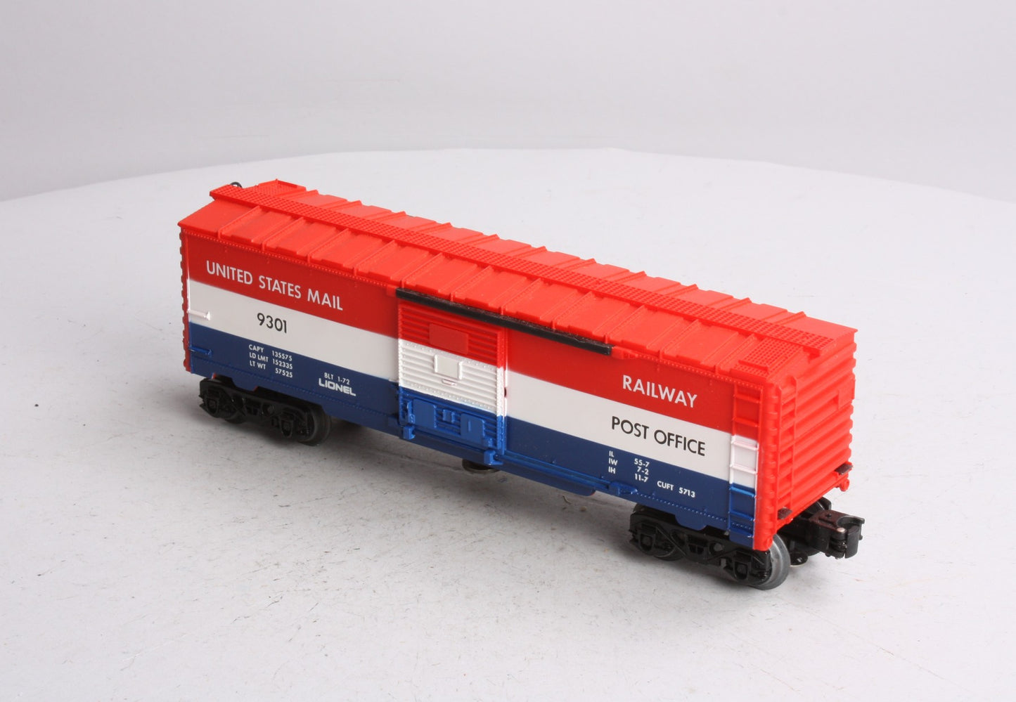 Lionel 6-9301 O Gauge US Mail Operating Boxcar #9301 - Without Mailbag LN/Box