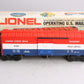 Lionel 6-9301 O Gauge US Mail Operating Boxcar #9301 - Without Mailbag LN/Box