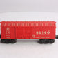 Lionel 6014 Vintage O Bosco Red Short Boxcar EX/Box