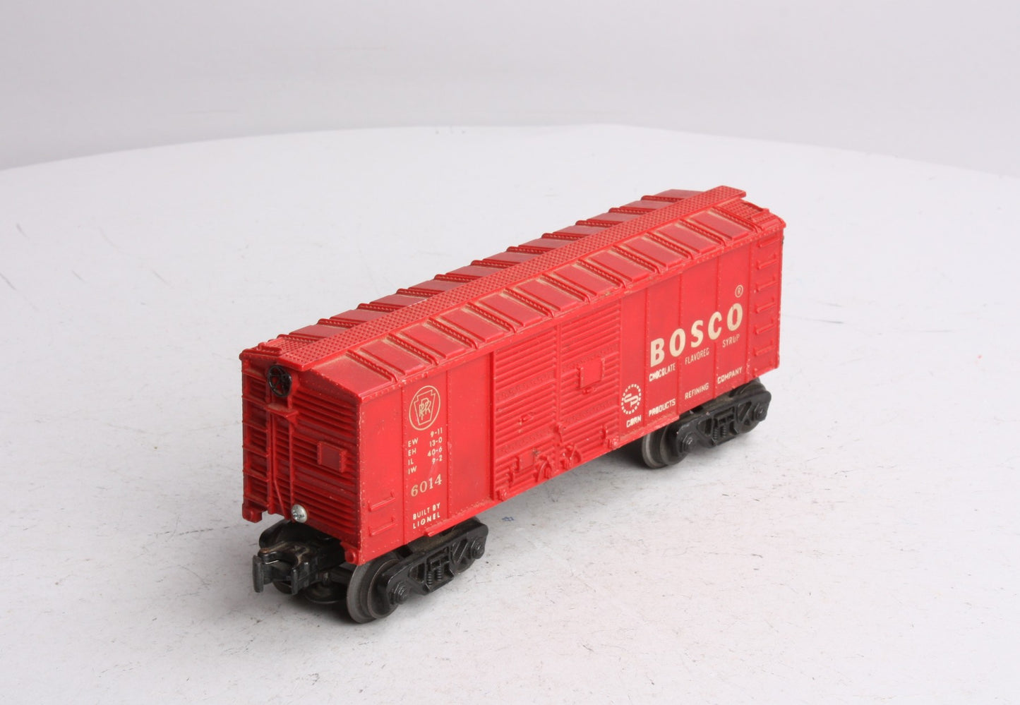 Lionel 6014 Vintage O Bosco Red Short Boxcar EX/Box