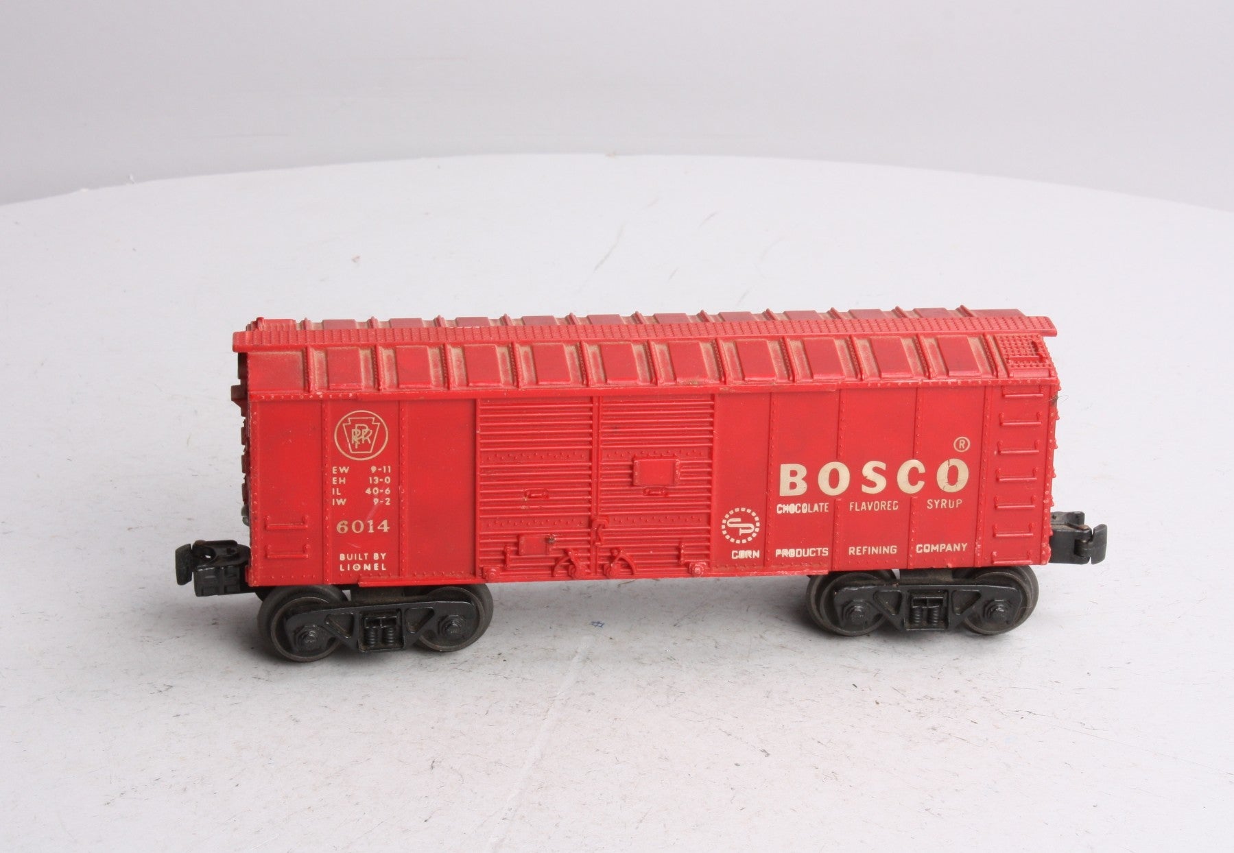 Lionel 6014 Vintage O Bosco Red Short Boxcar EX/Box