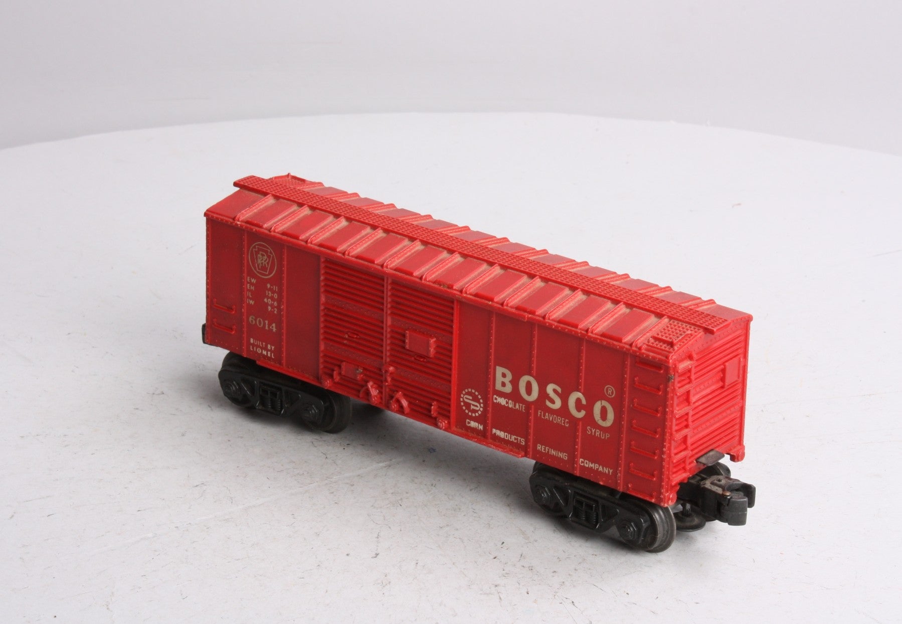 Lionel 6014 Vintage O Bosco Red Short Boxcar EX/Box