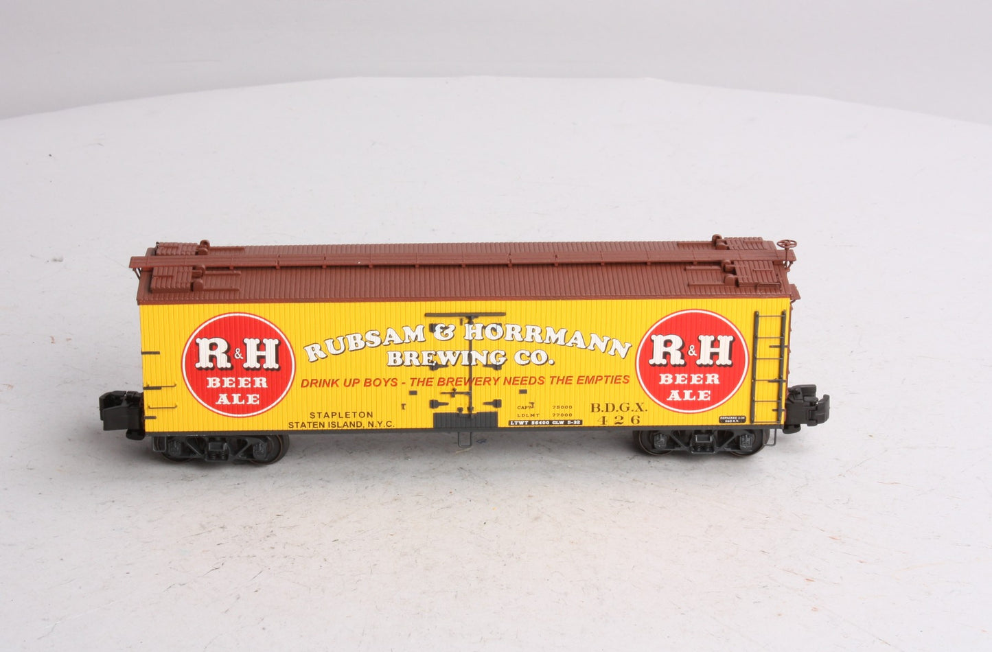 S-Helper 01949 S Gauge Rubsam & Horrmann Brewing Company Reefer Car LN/Box