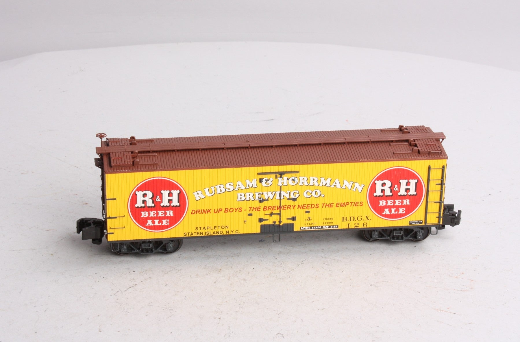 S-Helper 01949 S Gauge Rubsam & Horrmann Brewing Company Reefer Car LN/Box