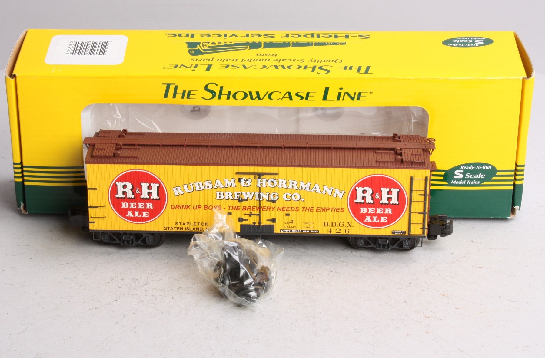 S-Helper 01949 S Gauge Rubsam & Horrmann Brewing Company Reefer Car LN/Box