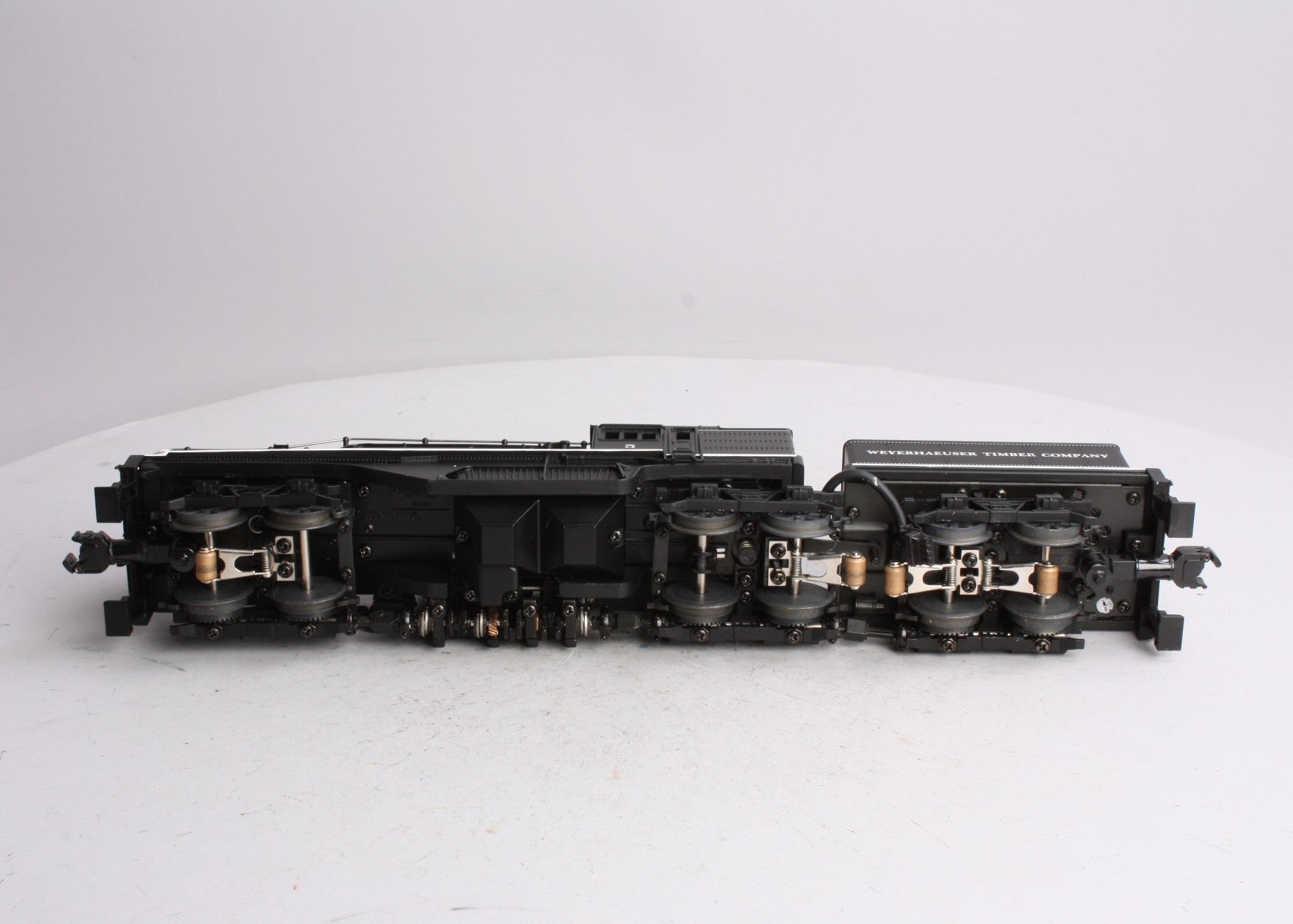 Lionel 6-38057 O Gauge Weyerhaeuser Timber Shay Locomotive #5 EX/Box