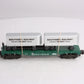 American Flyer 4-9004 S Gauge Southern Flatcar with Trailers NIB