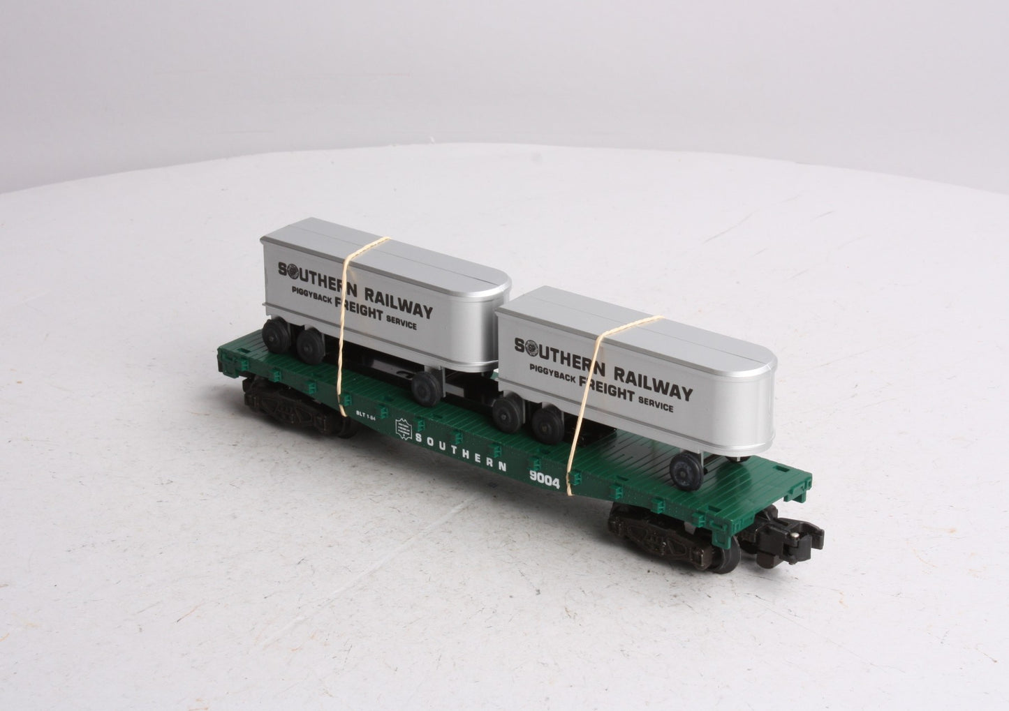 American Flyer 4-9004 S Gauge Southern Flatcar with Trailers LN/Box