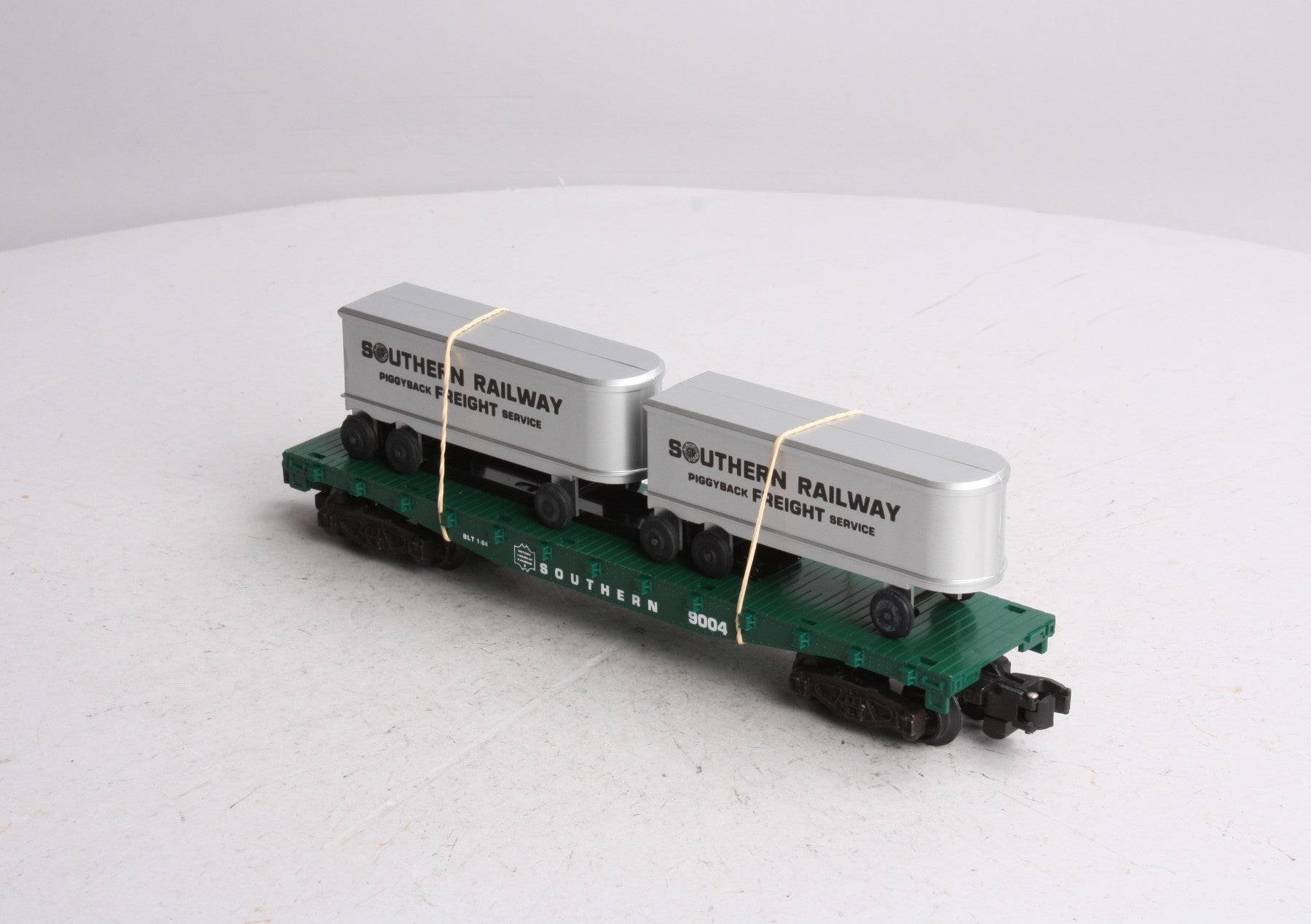 American Flyer 4-9004 S Gauge Southern Flatcar with Trailers LN/Box