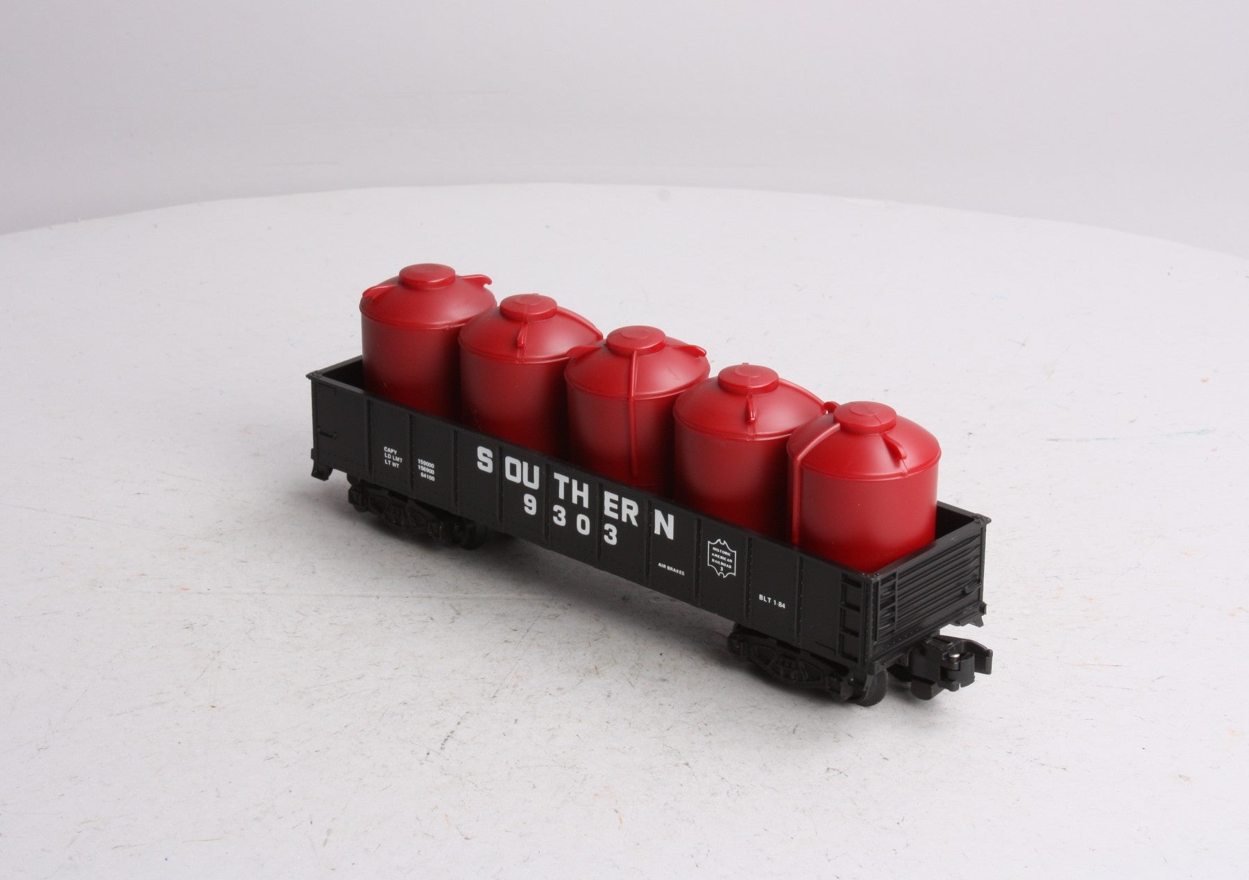 American Flyer 4-9303 S Gauge Southern Gondola With Canisters #9303 NIB