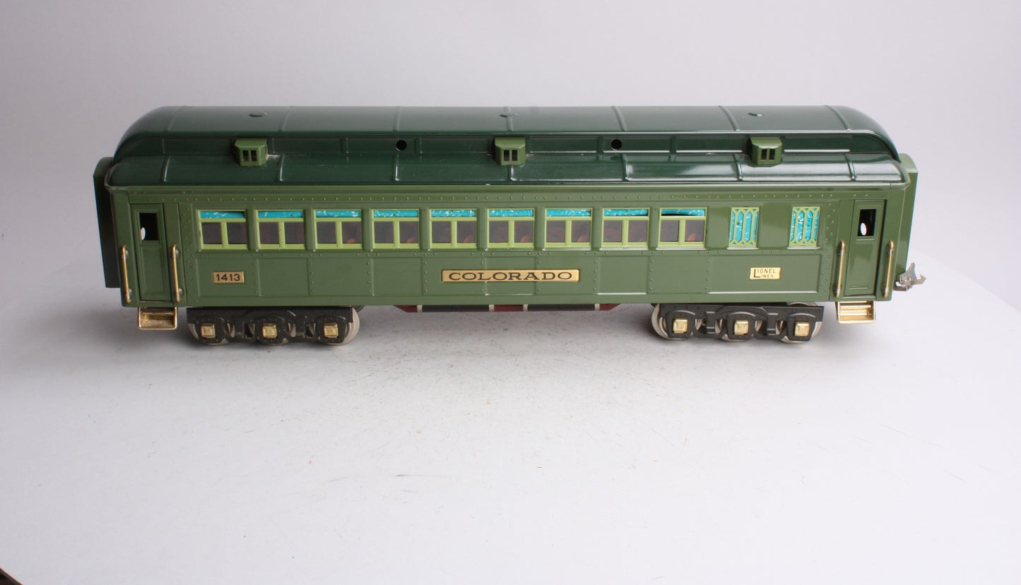 Lionel 6-13405 Standard Gauge Colorado State Set Pullman Car #1413 LN