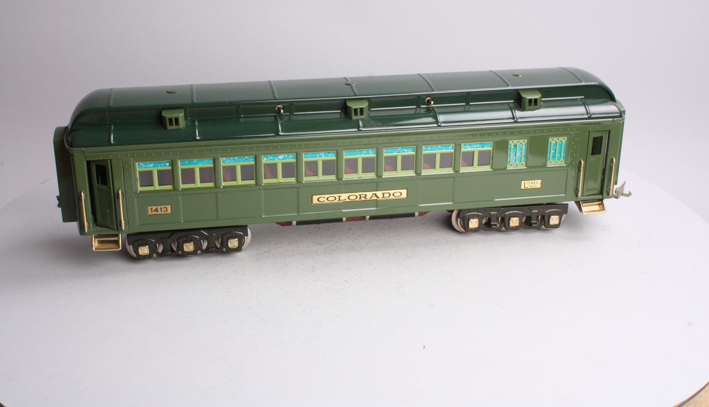 Lionel 6-13405 Standard Gauge Colorado State Set Pullman Car #1413 LN