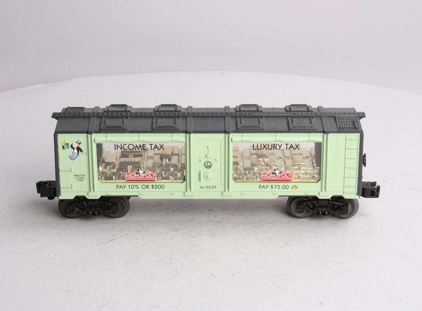 Lionel 6-52158 O Gauge Monopoly Luxury/Income Tax Mint Car LN/Box