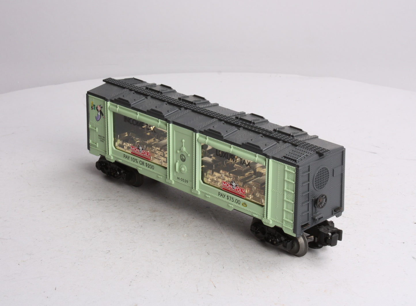 Lionel 6-52158 O Gauge Monopoly Luxury/Income Tax Mint Car LN/Box