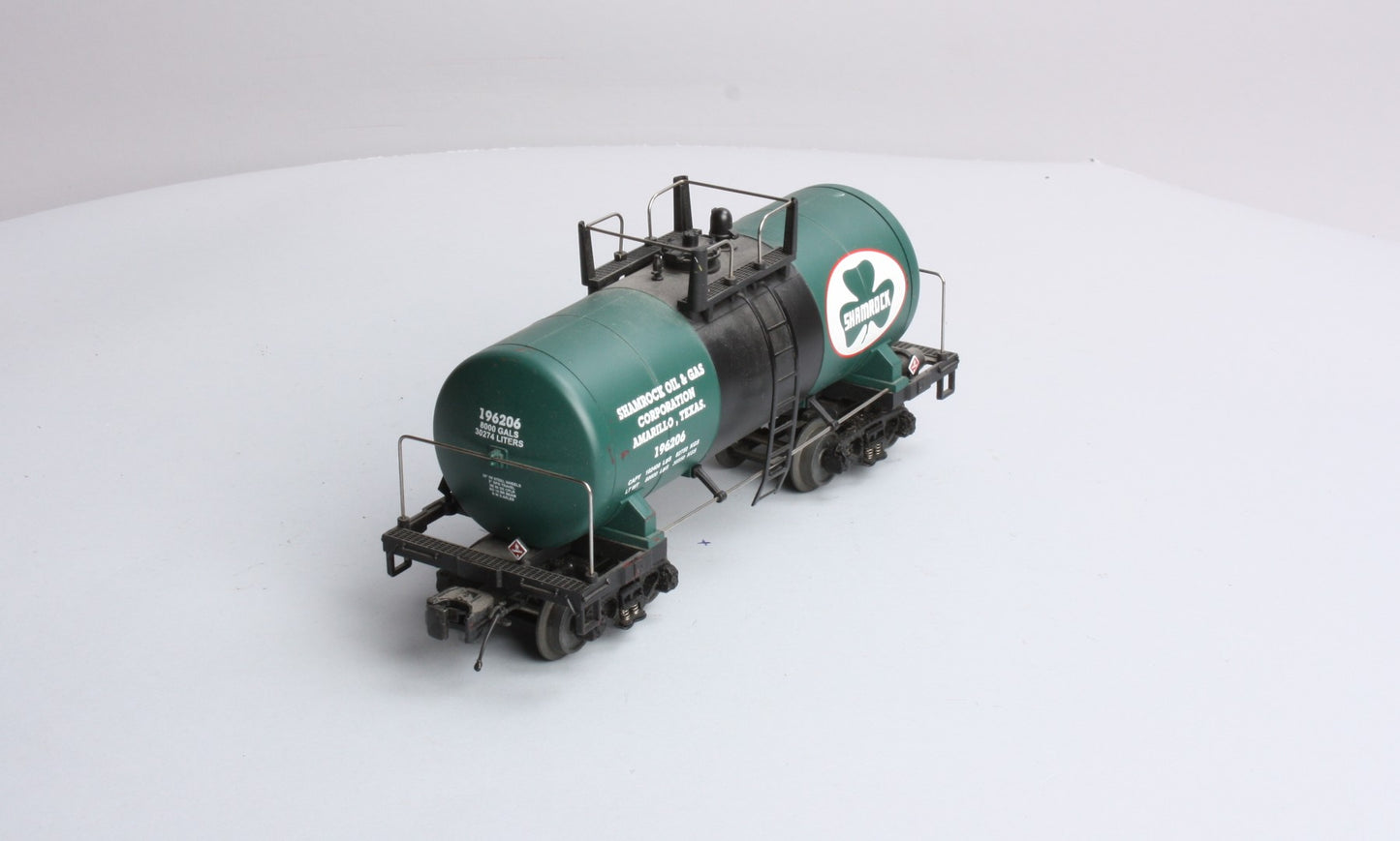 MTH 20-96118 O Gauge Shamrock Oil & Gas Tank Car #196206 LN/Box