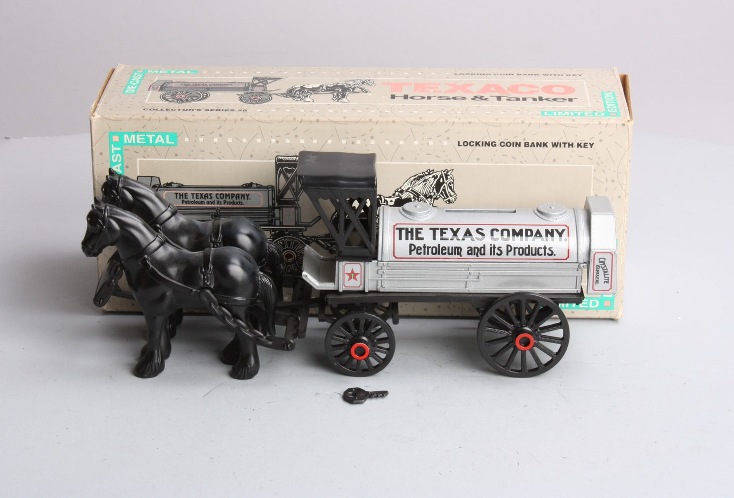 Ertl 9390VP 1:25 Texaco Company Horses & Tanker Bank