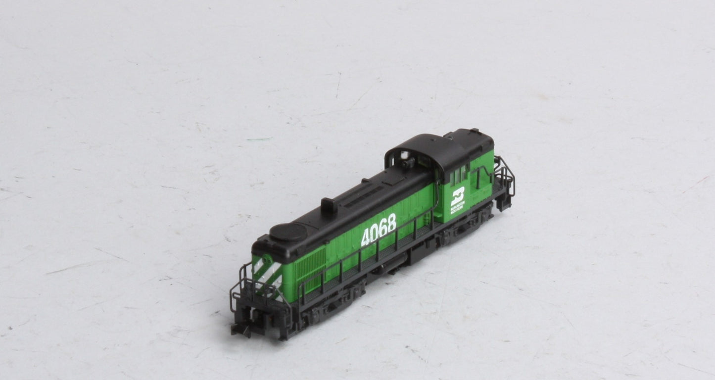 Atlas 42001 N Burlington Northern Alco RS-3 Powered Diesel Locomotive #4068 LN/Box