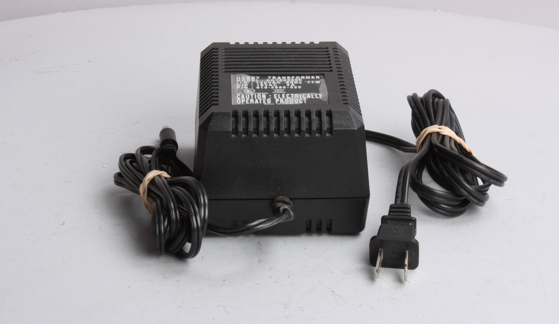 Lionel 12885-20 O Gauge 77 Watt Transformer Brick 18Volt AC @ 3 Amp Output