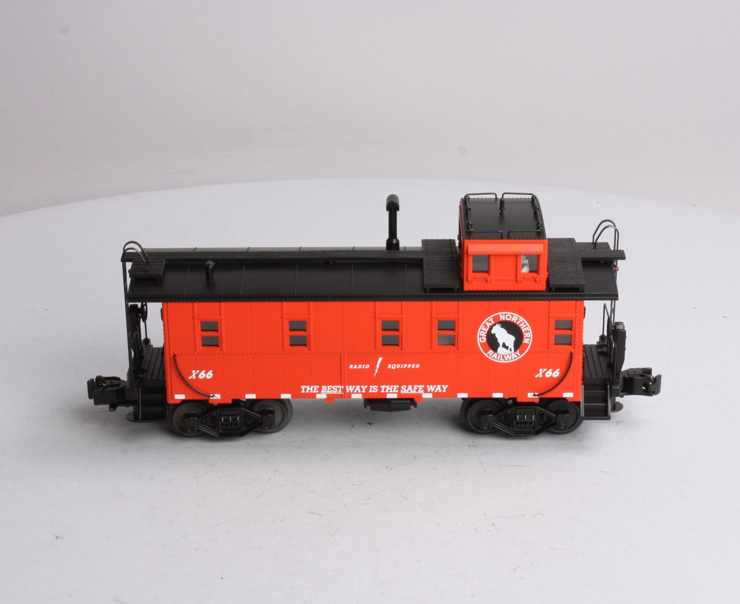 MTH 20-90006F O Gauge Great Northern Steel Caboose #X66 LN/Box