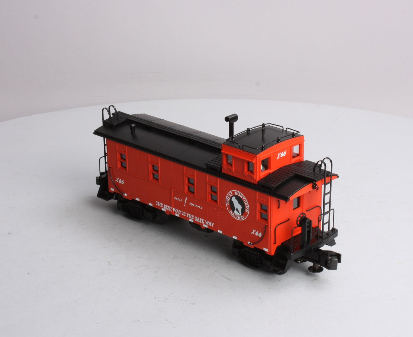 MTH 20-90006F O Gauge Great Northern Steel Caboose #X66 LN/Box