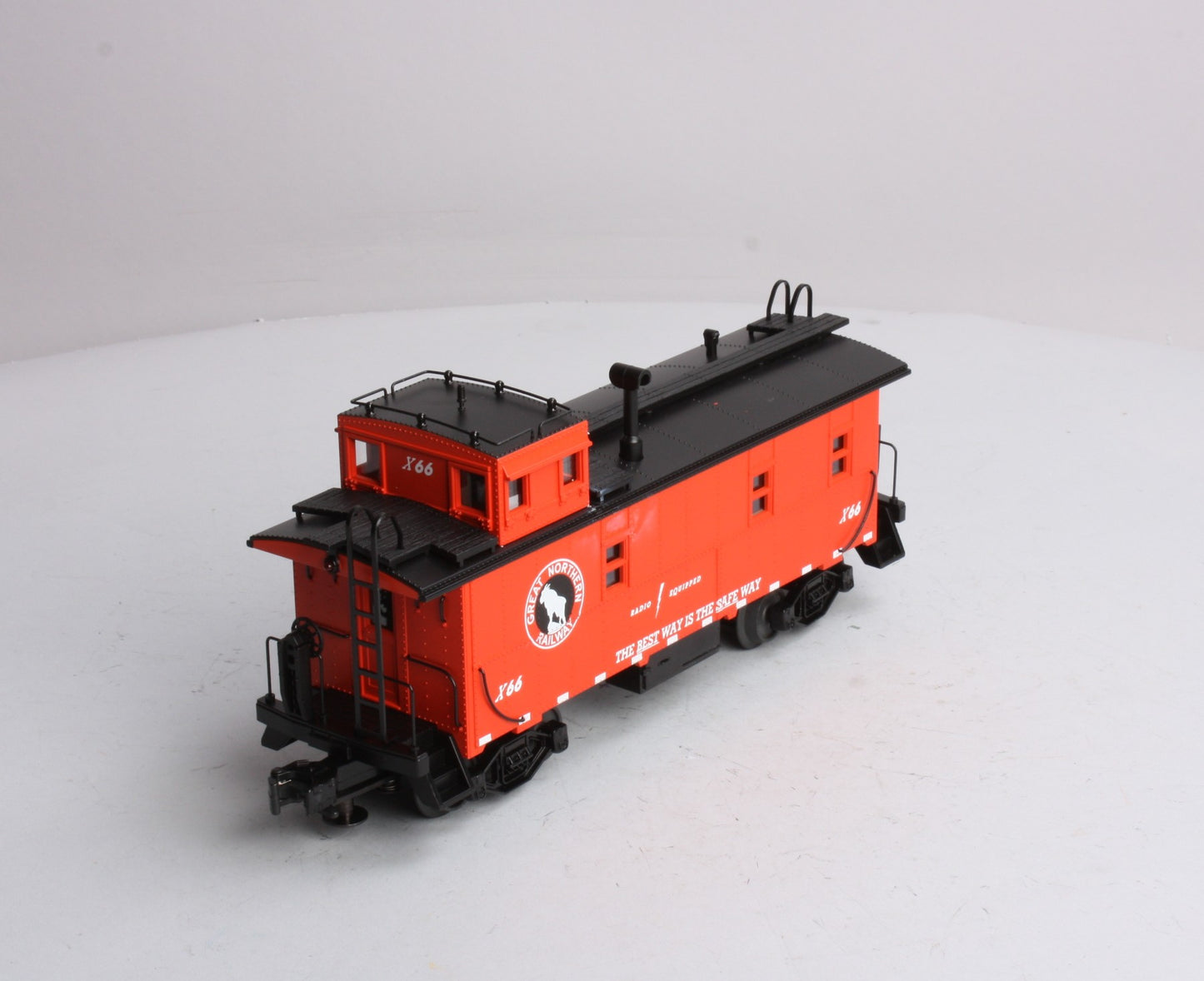 MTH 20-90006F O Gauge Great Northern Steel Caboose #X66 LN/Box