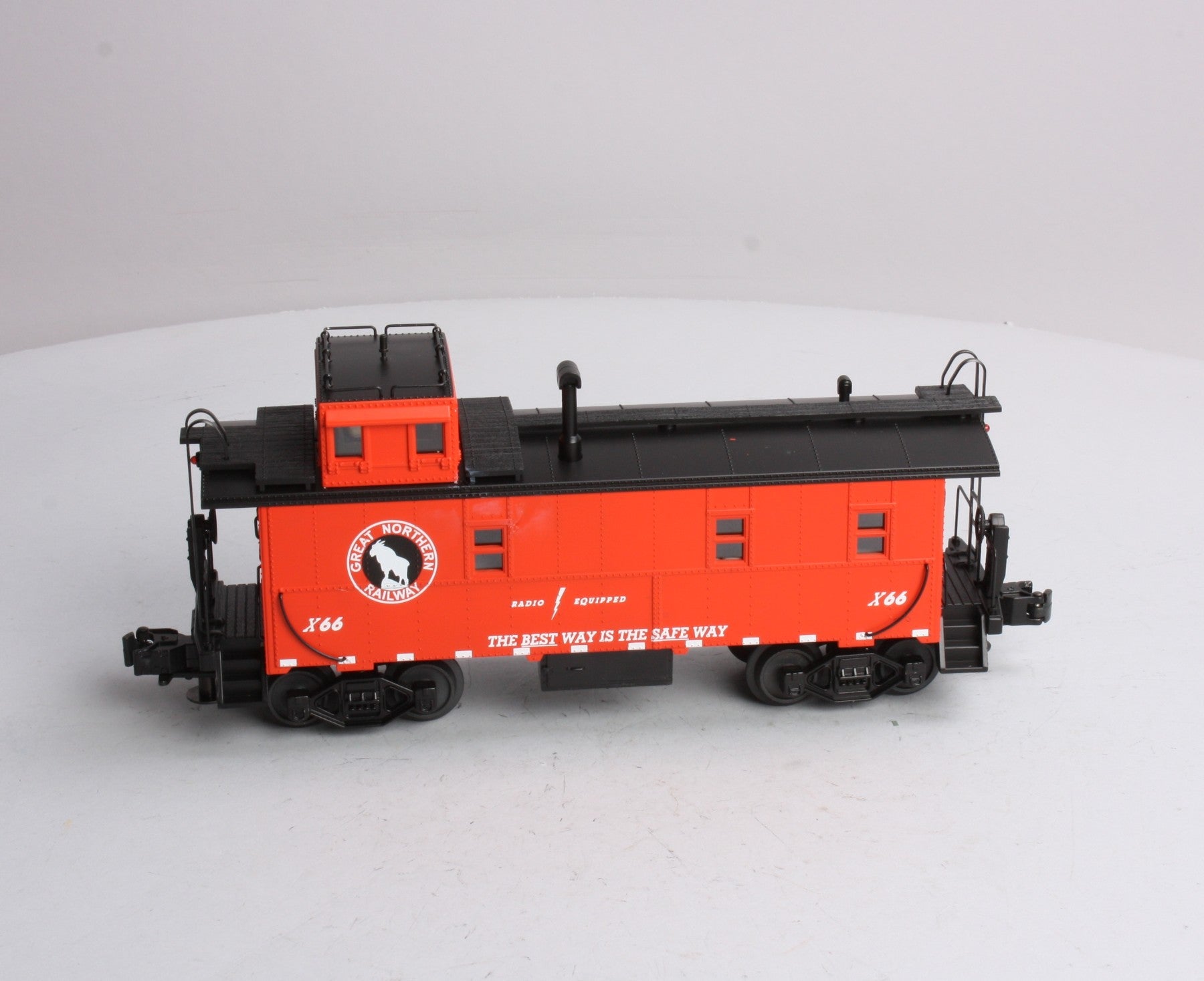 MTH 20-90006F O Gauge Great Northern Steel Caboose #X66 LN/Box