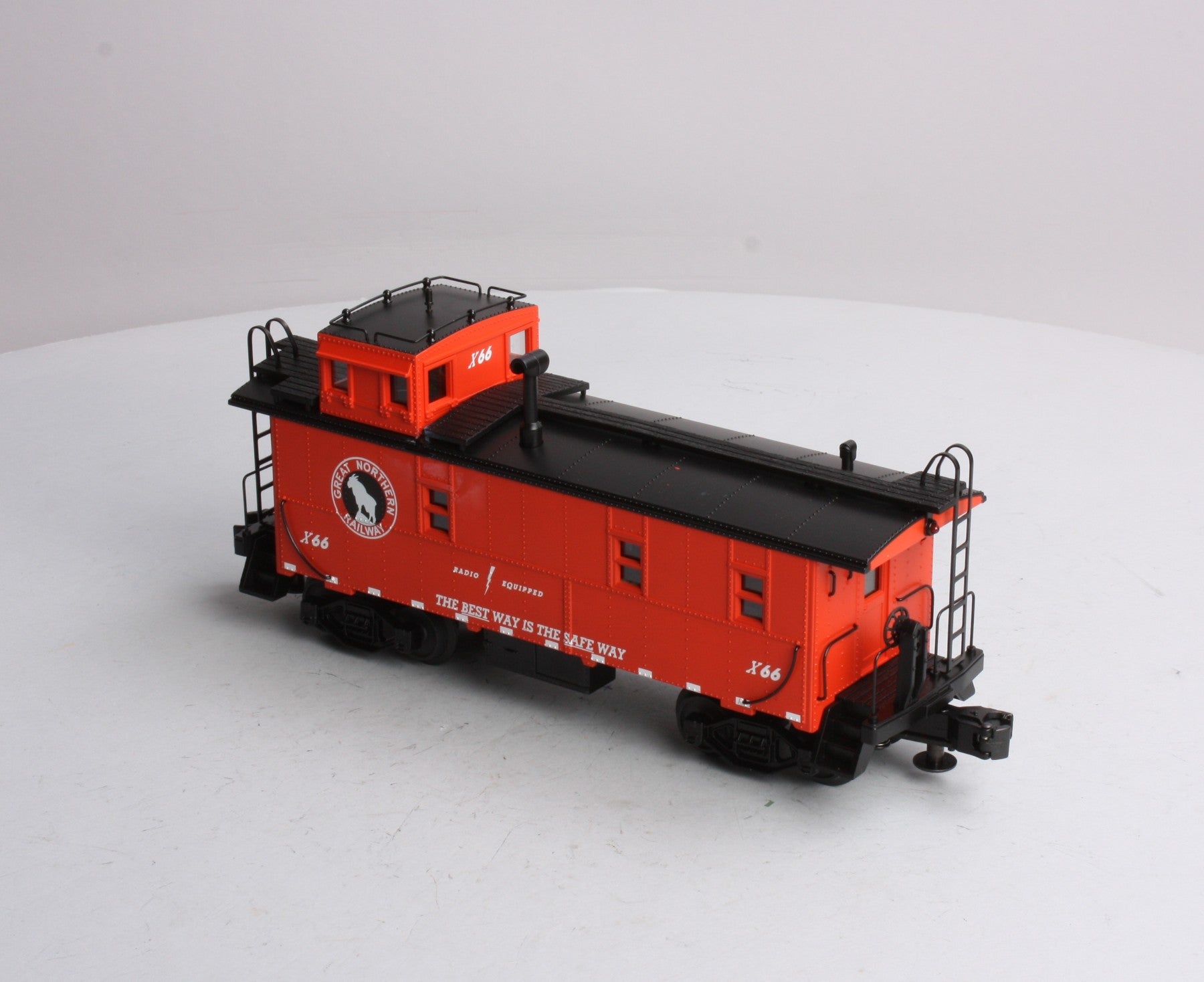 MTH 20-90006F O Gauge Great Northern Steel Caboose #X66 LN/Box